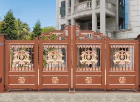 智能懸折門938-B1（紅古鋼)